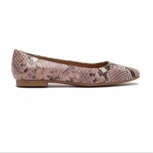Steve Madden Danni Snake Print Ballerina Flat NEW - Picture 2 of 5